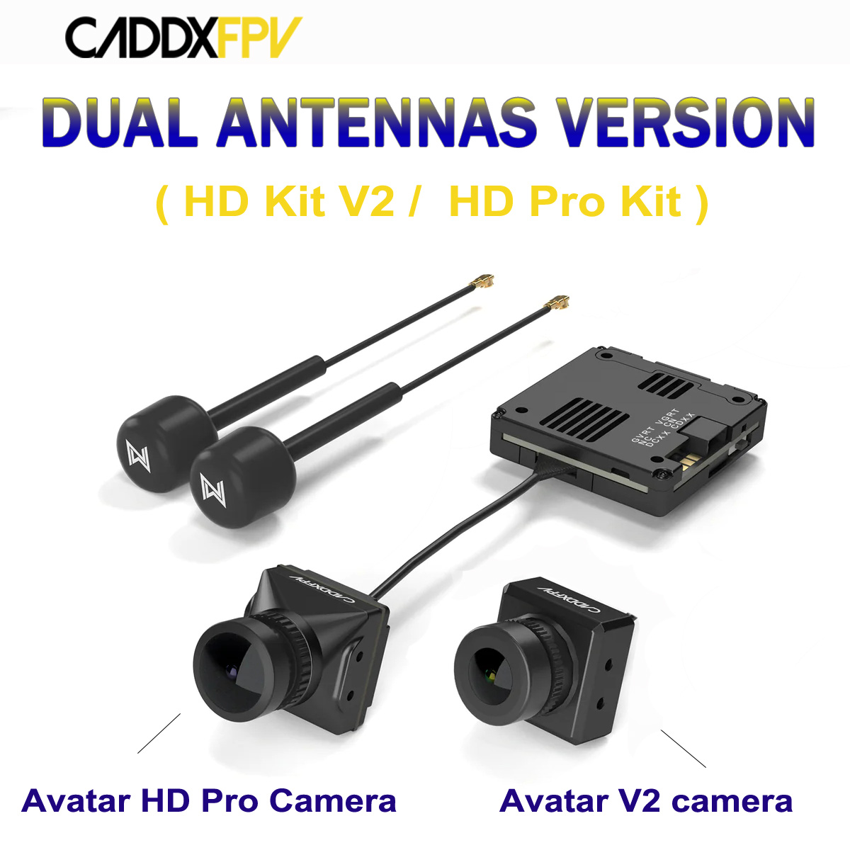 Caddx Walksnail 아바타 듀얼 안테나 버전  - Walksnail Avatar Hd Pro Kit 리뷰 및 가격